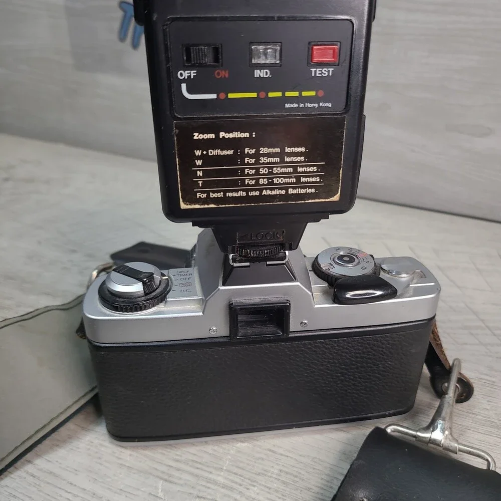 Minolta XG-A 35mm Film Camera with MD 50mm Lens Japan Preowned